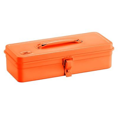 Toyo Flat Lid Top Handle Toolbox T-320 Orange