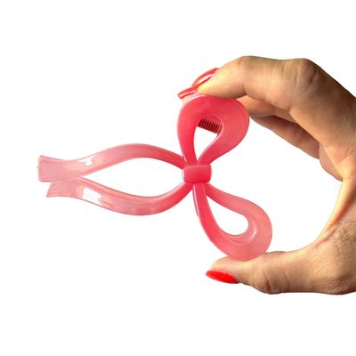 Ombre Ribbon Hair Claw Pink