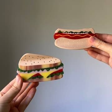 Jenny Lemons Deli Sandwich Hair Claw