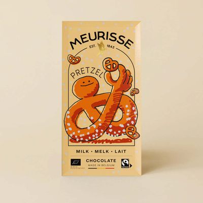 Meurisse Chocolate Pretzel Milk Chocolate