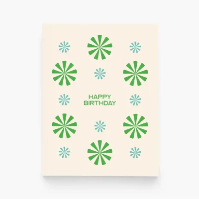 Birthday Geometric Stars