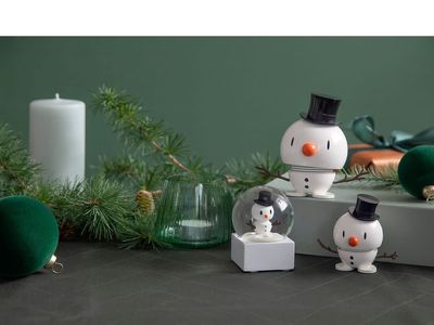 Hoptimist Holiday Snowman White