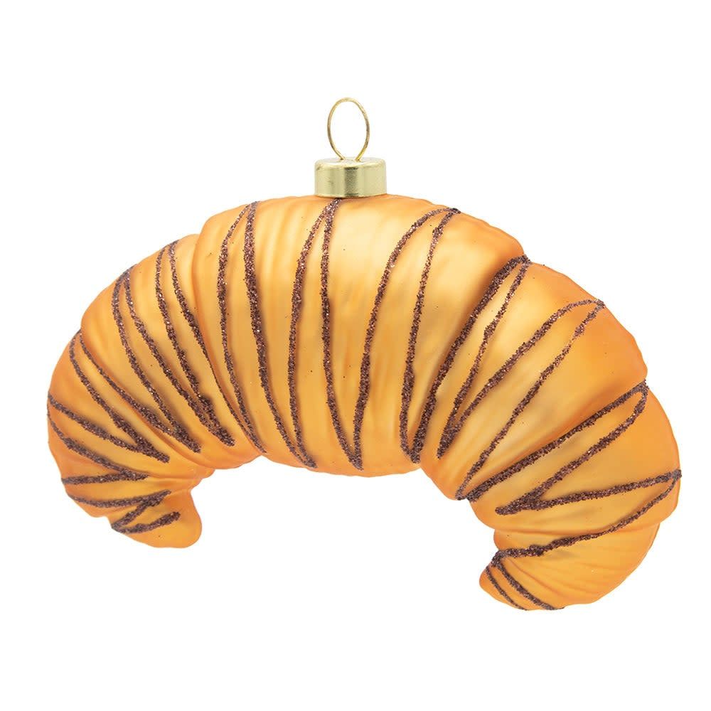 Chocolate Croissant Ornament