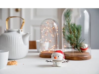 Hoptimist Santa Snowman White S