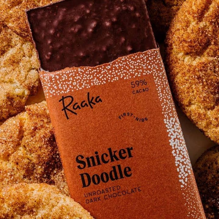 Raaka Chocolate Bar 62% Snickerdoodle Cookie - Limited Batch