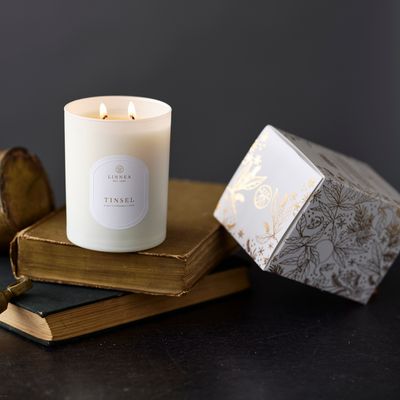 Holiday Candle Tinsel