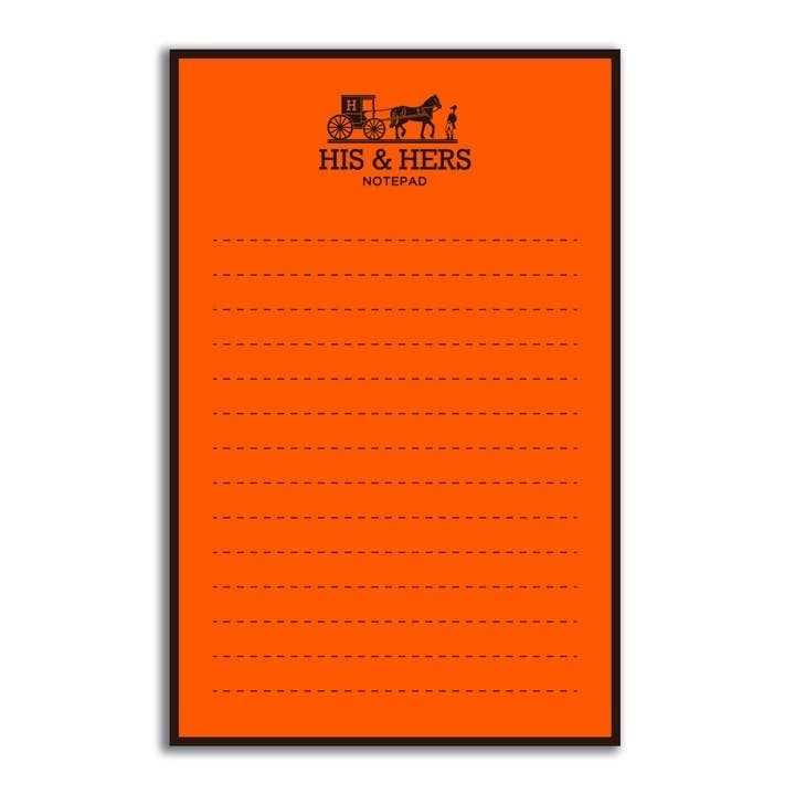 Cardture His &amp; Hers Notepad