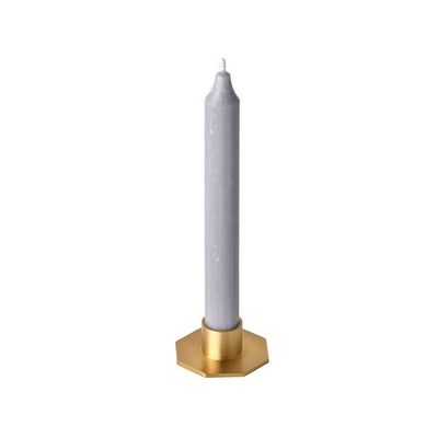Brass Candle Holder Octagon