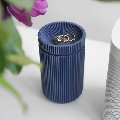 Conifer Larch Stacking Containers Midnight Blue