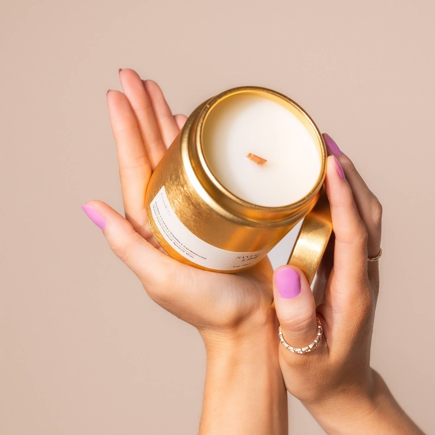 Gold Jar Candle Bergamot &amp; Hinoki