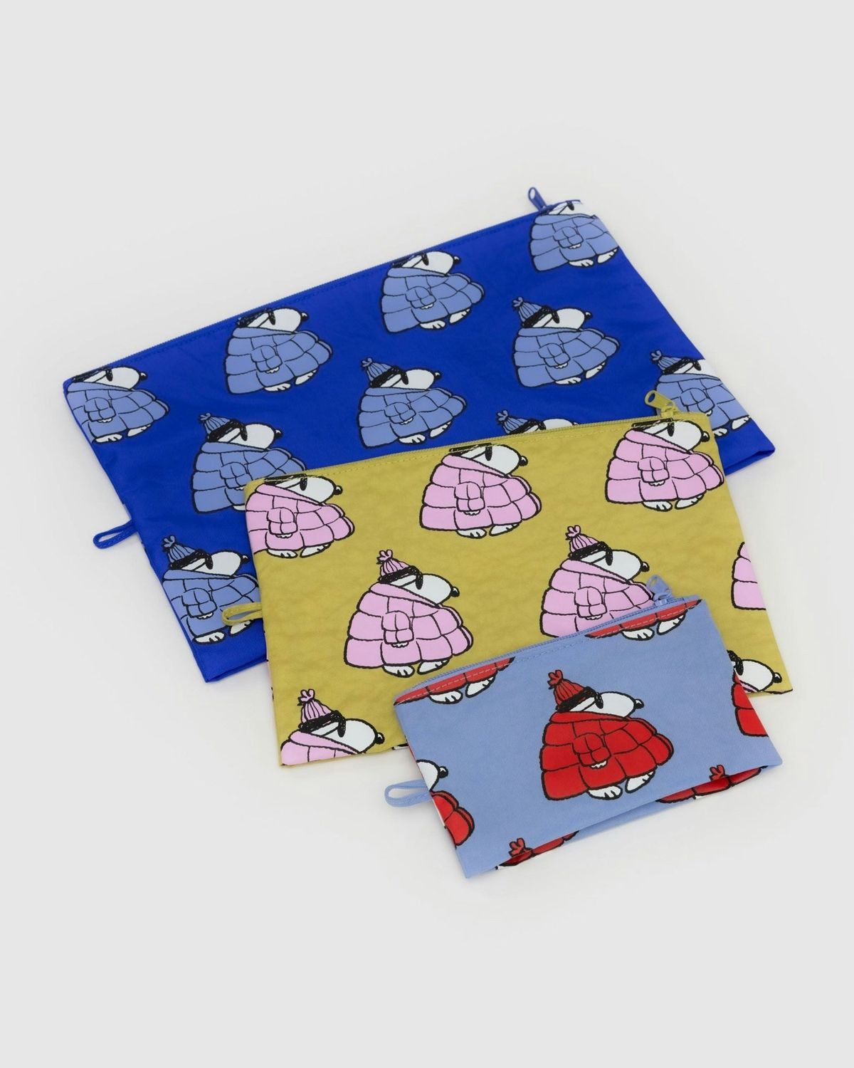 Baggu Go Pouch Set Puffer Snoopy