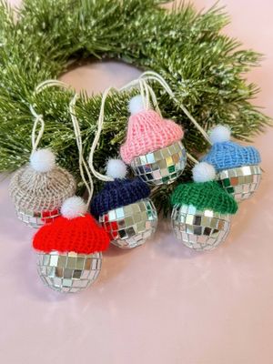 Disco Beanie Ornament