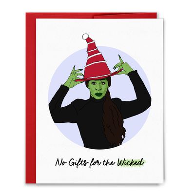 No Gifts For the Wckd Christmas Card