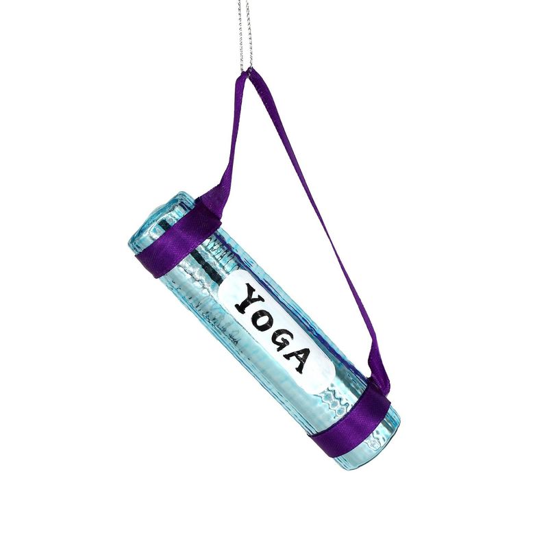 Hand Painted Yoga Mat Ornament