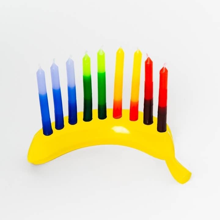 The Travel Banana Menorah Yellow