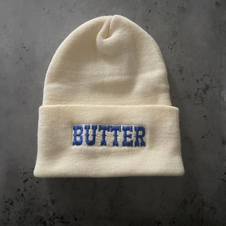 Silver Spider Butter Knit Beanie Hat