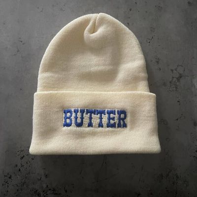 Silver Spider Butter Knit Beanie Hat