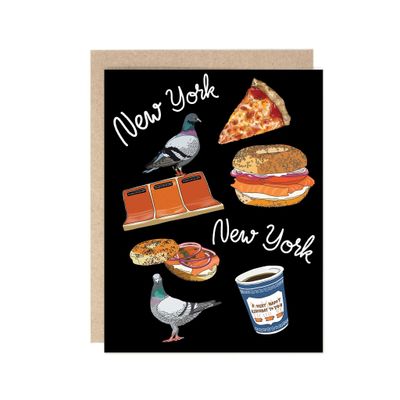 New York Favorites Greeting Card