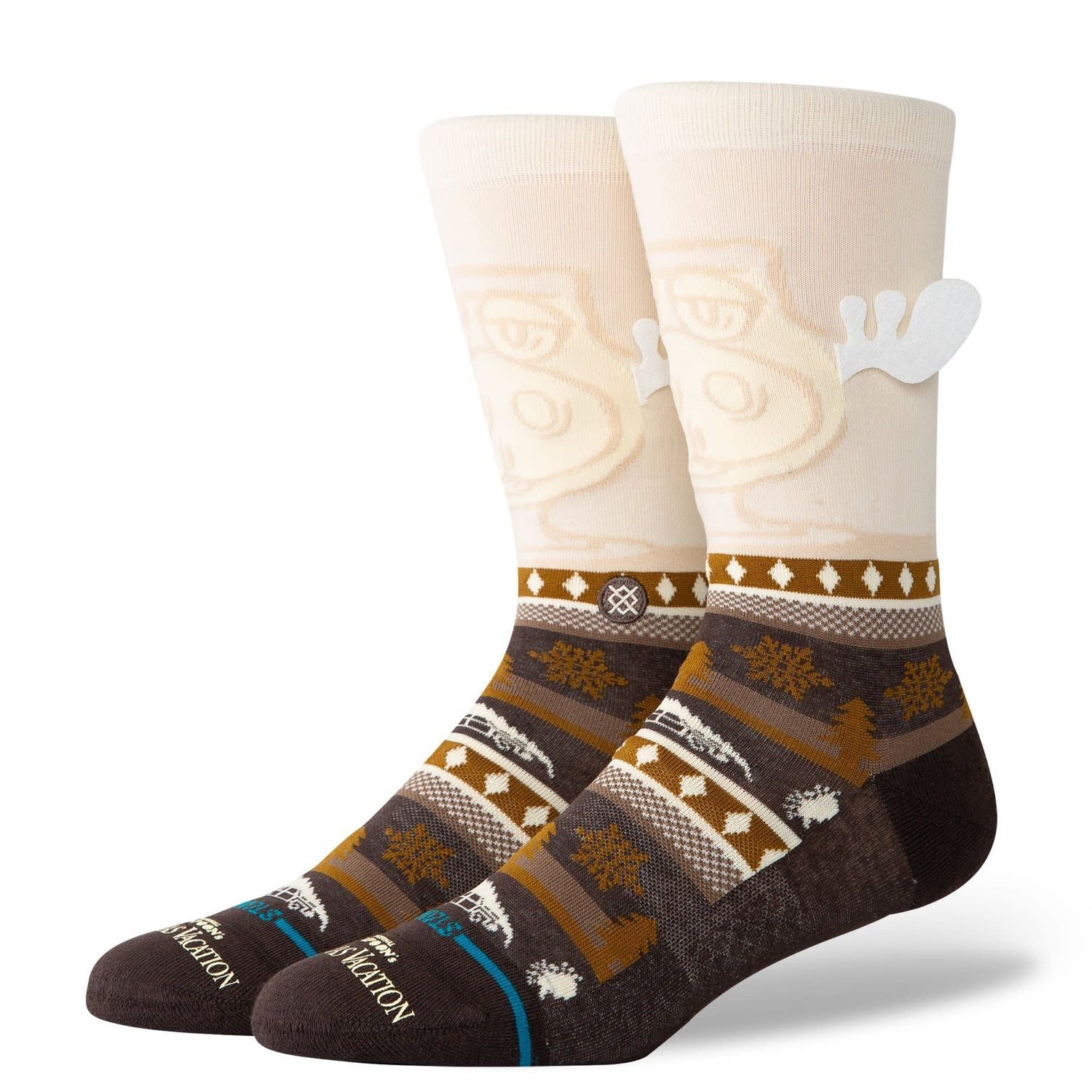Stance x Christmas Vacation Socks Have Some Eggnog Crew