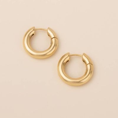 Scout Curated Stellar Hoop Gold Vermeil Earring