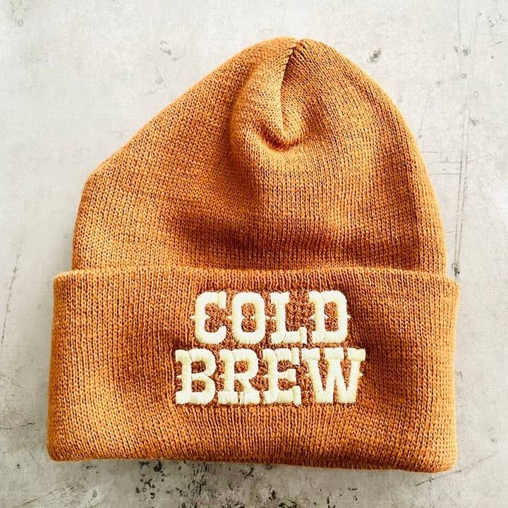 Silver Spider Cold Brew Knit Beanie Hat