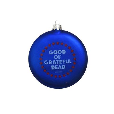 Grateful Dead Disc Glass Ornament