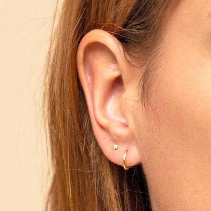 Selah Vie Tiny Ball Studs 14k gold filled