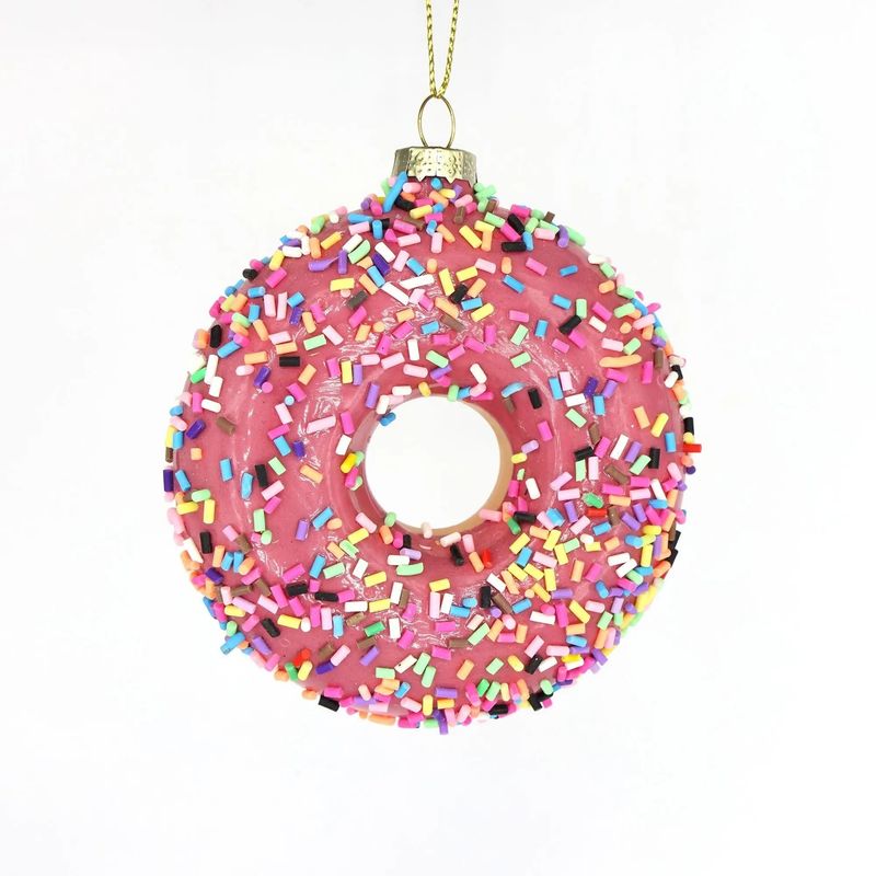 Pink Sprinkles Donut