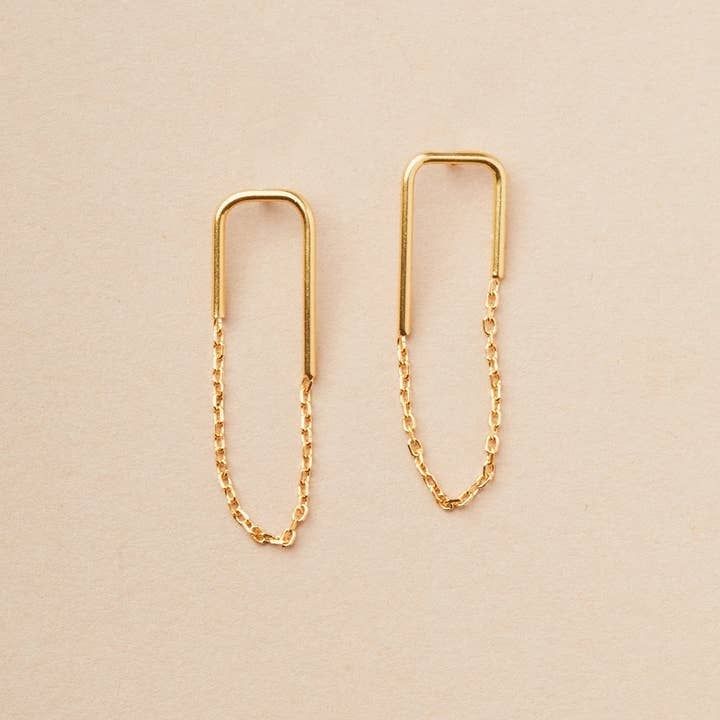 Filament Stud Gold Vermeil
