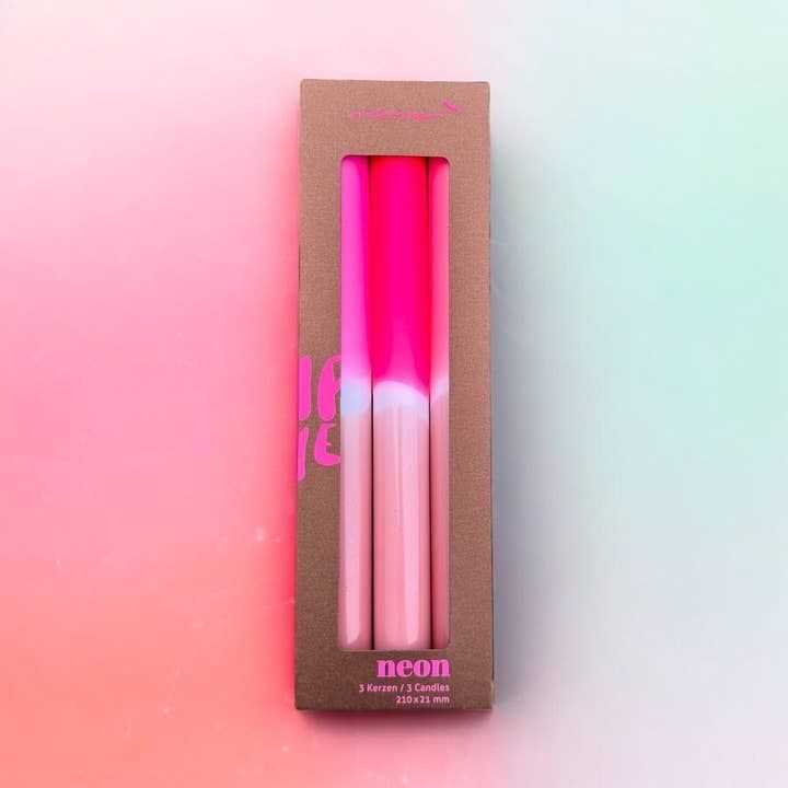 Pink Stories Dip Dye Neon Cherry Glow