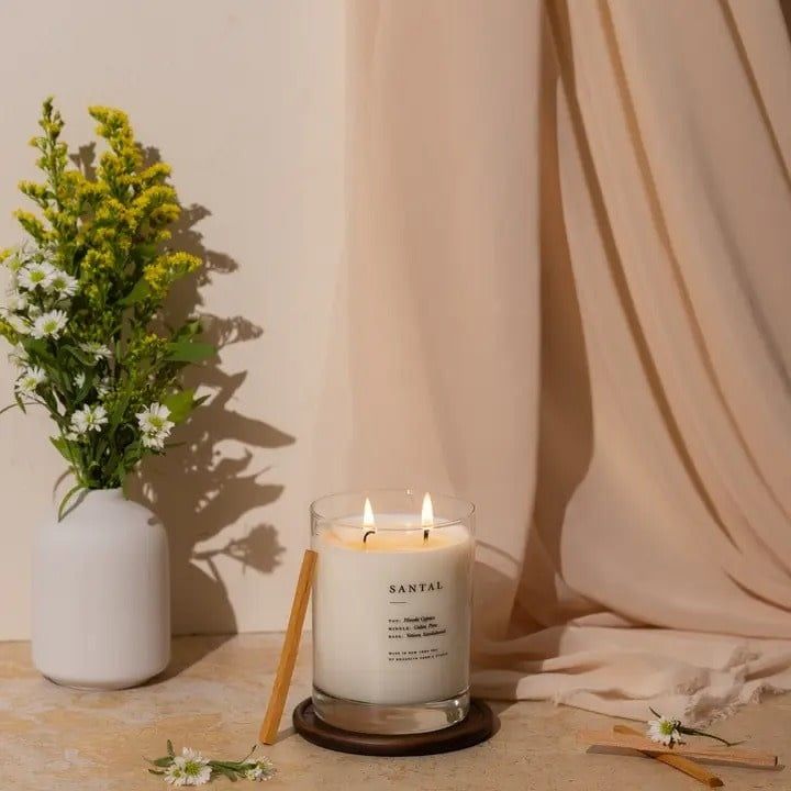 Classic 2-Wick Candle Santal