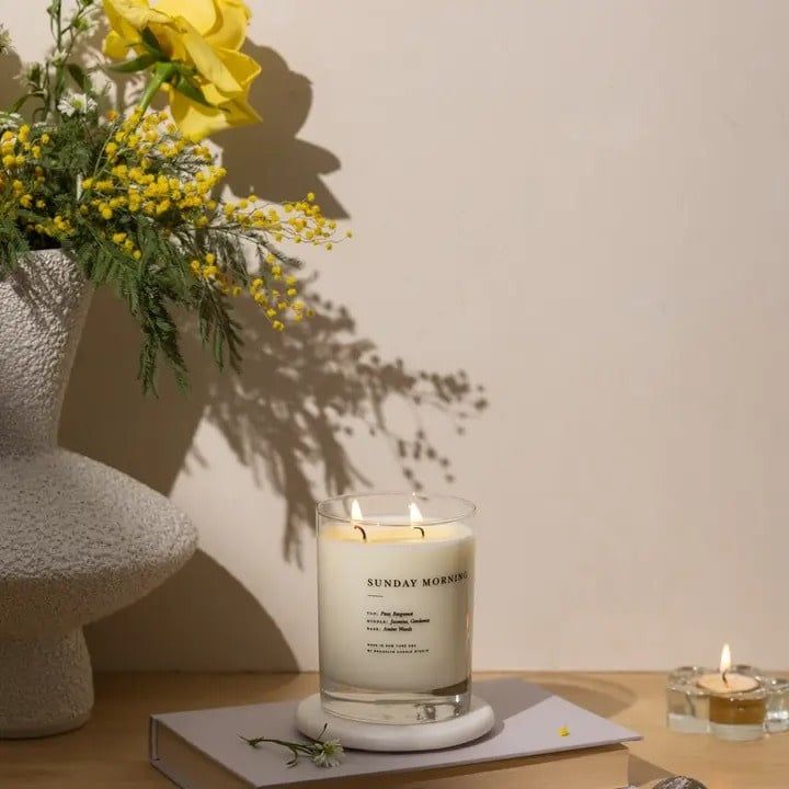 Classic 2-Wick Candle Sunday Morning