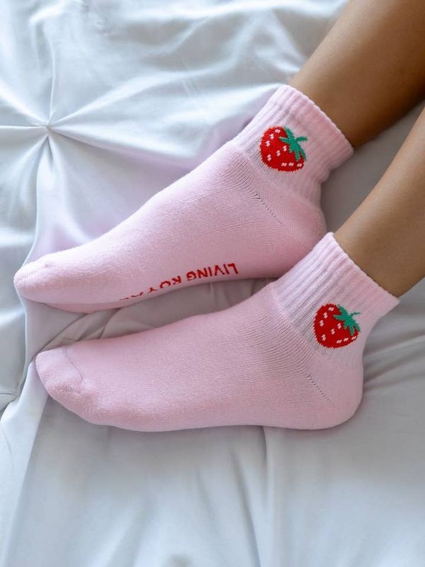 Living Royal Ankle Socks Strawberry