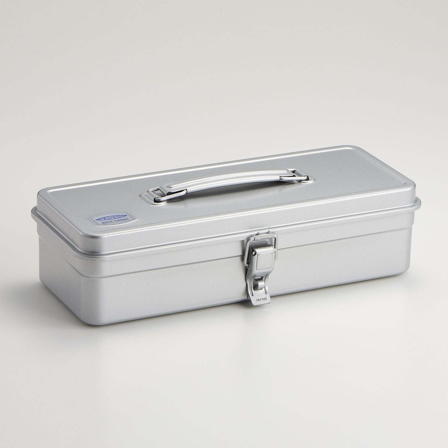Toyo Flat Lid Top Handle Toolbox T-320 Silver