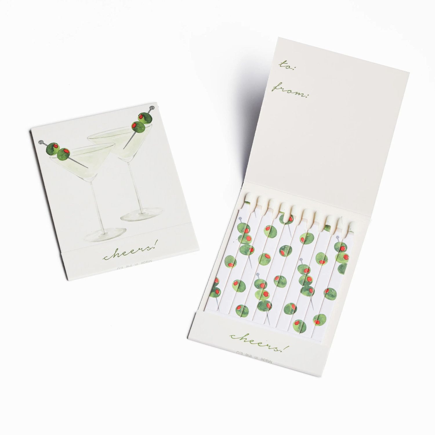 Cheers Martini Match Card®