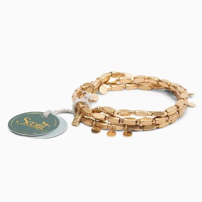 Metal Wrap Iconic Disc Gold
