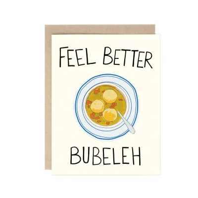 Feel Better Bubeleh Card