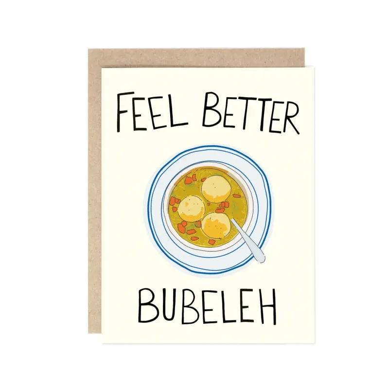 Feel Better Bubeleh Card