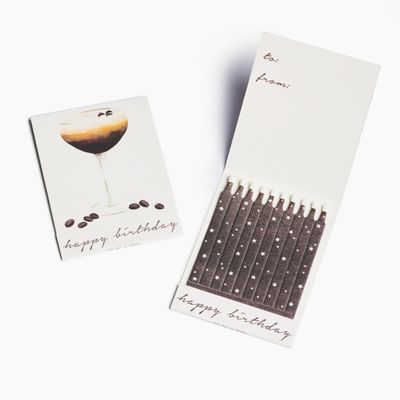 Espresso Martini Happy Birthday Match Card®
