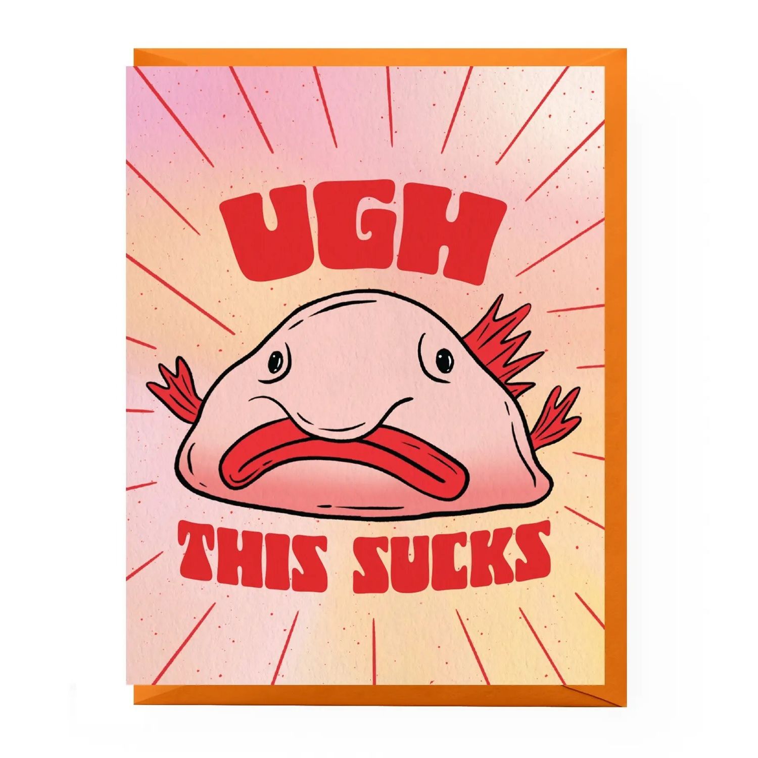 Blobfish Sympathy Card