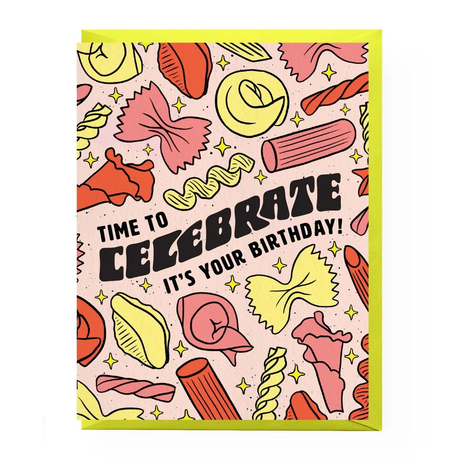 Pasta Birthday Card