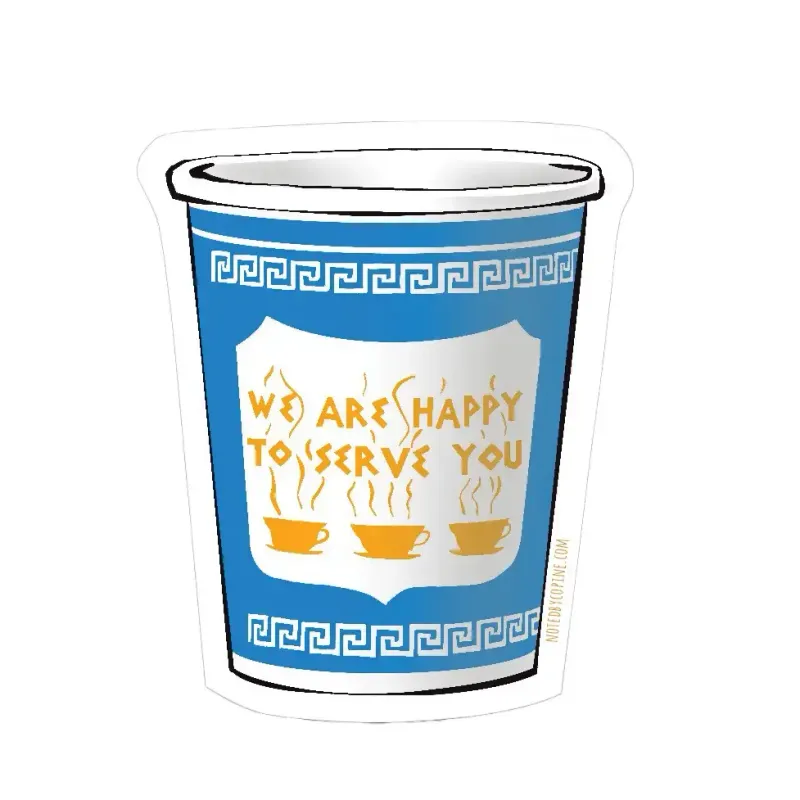 Coffee Eco Sticker