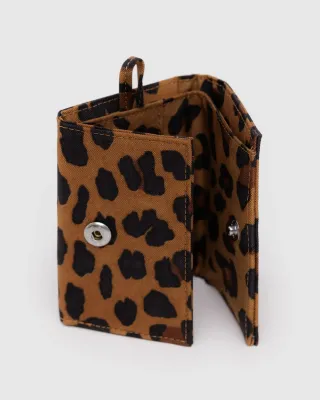 Baggu Snap Wallet Leopard