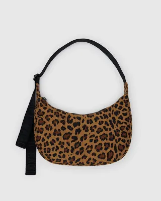 Baggu Medium 47&quot; Nylon Crescent Bag Leopard