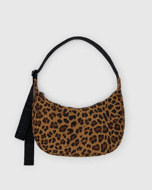 Baggu Medium 47&quot; Nylon Crescent Bag Leopard