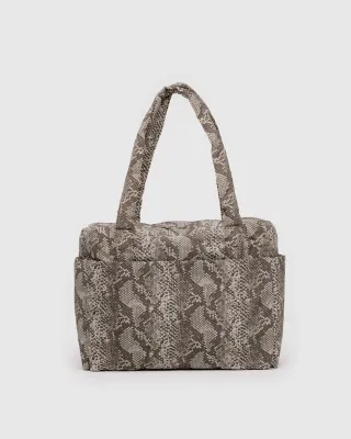 Baggu Small Cloud Carry-On Snakeskin