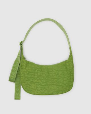 Baggu Medium 47&quot; Nylon Crescent Bag Green Juice