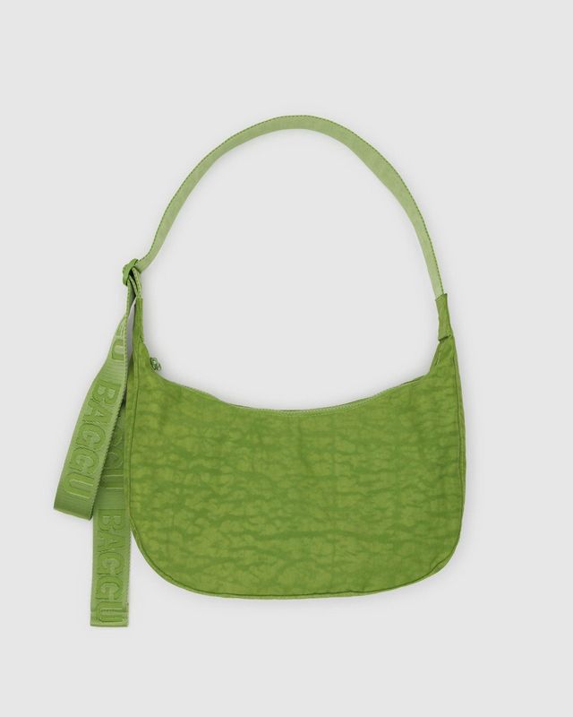 Baggu Medium 47&quot; Nylon Crescent Bag Green Juice