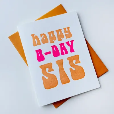 Sis Birthday