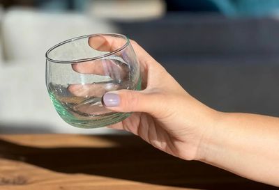Moroccan Stemless Goblet Clear